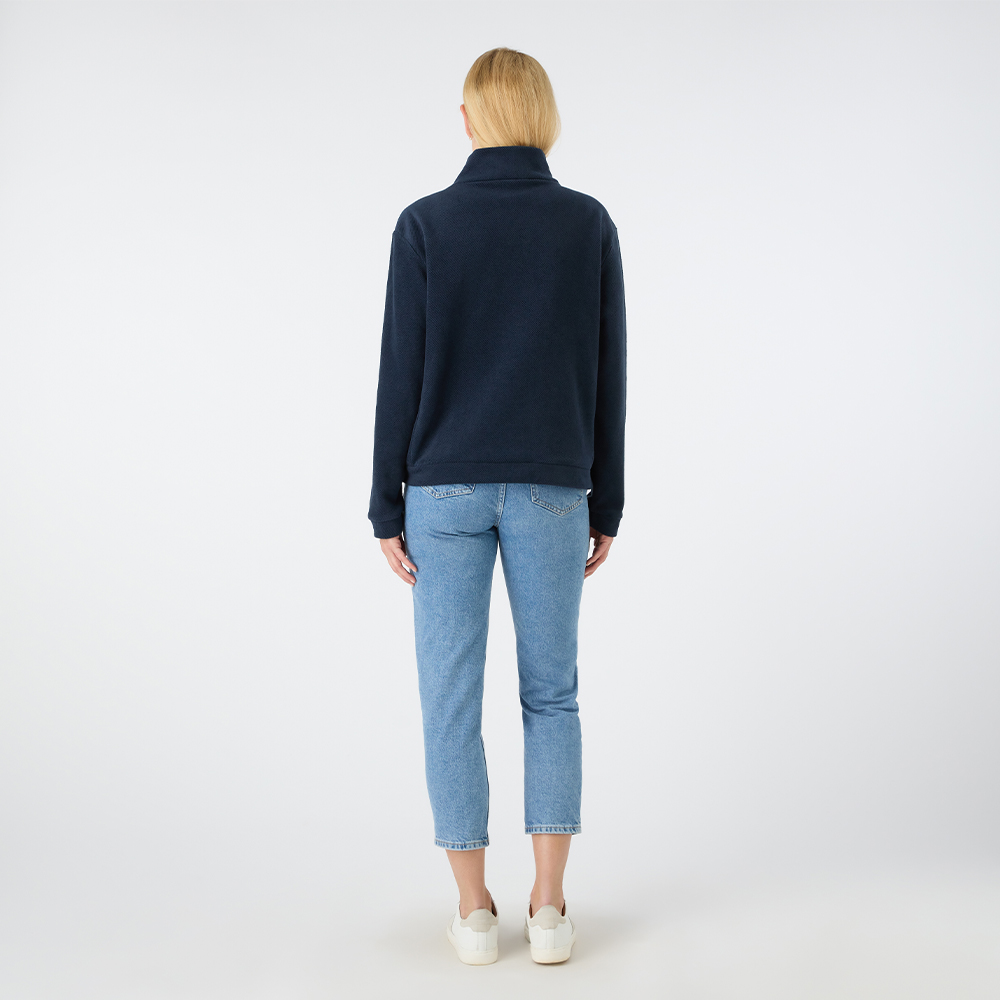 Musto Women's Classic Fleece Pullover - Navy