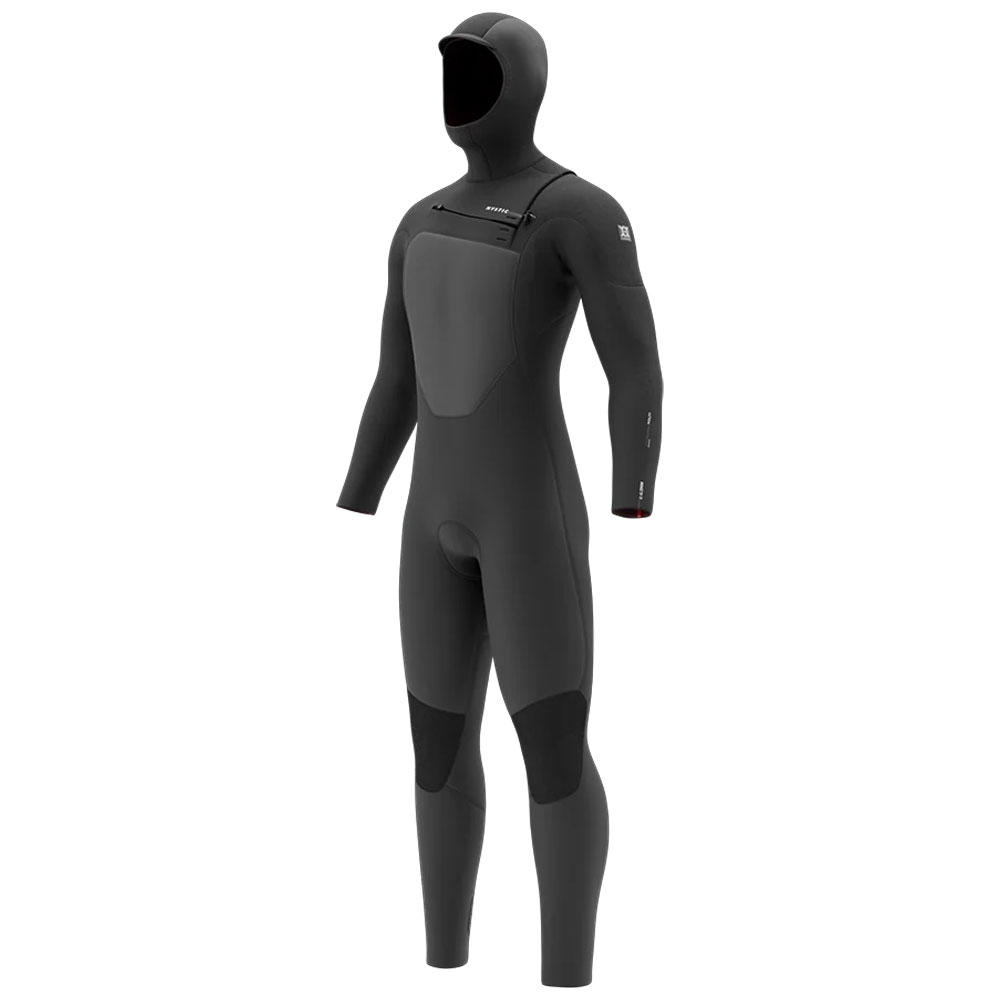 Mystic Voltt 6/4/3mm Hooded Wetsuit Front Zip 2026 - Black