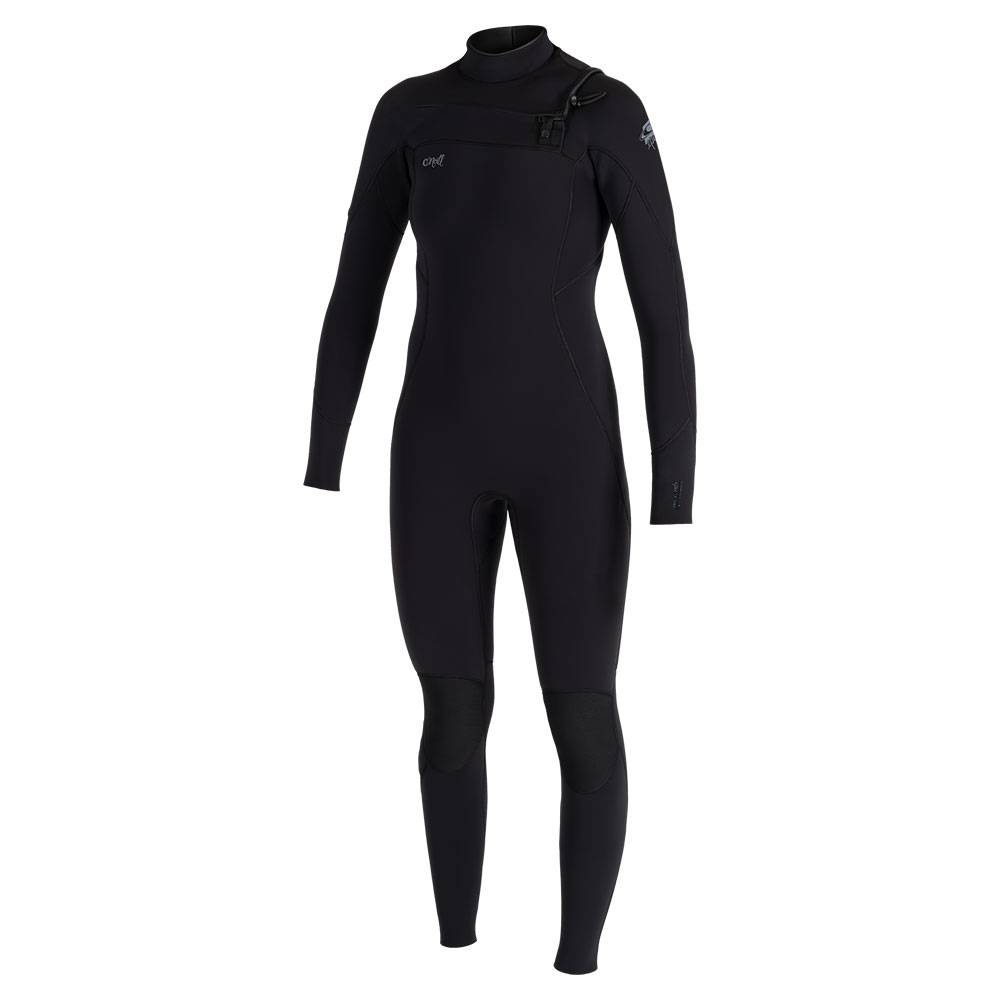 O'Neill Epic 4/3mm Chest Zip Fullsuit for Women - Black/Black/Black