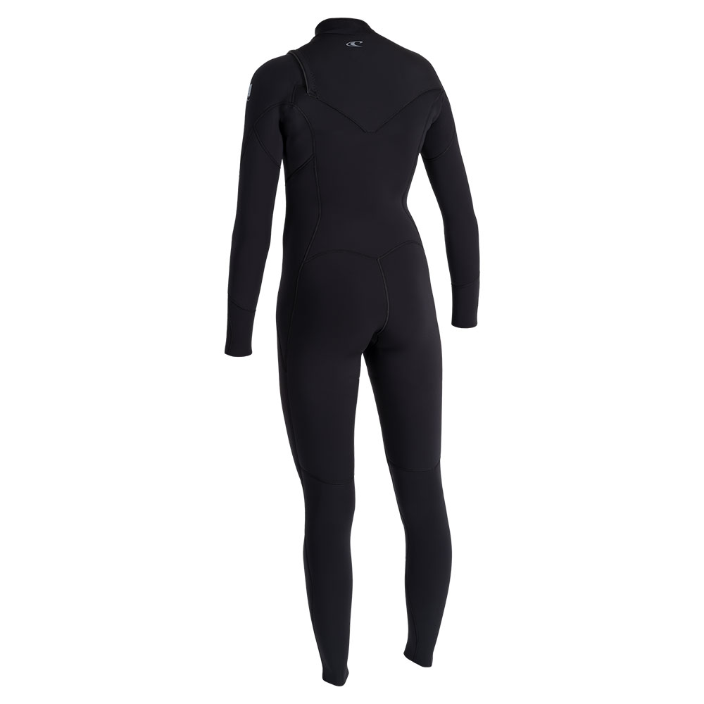 O'Neill Epic 4/3mm Chest Zip Fullsuit for Women - Black/Black/Black