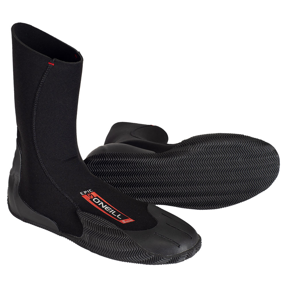 O'Neill Epic 5mm Round Toe Boots - Black