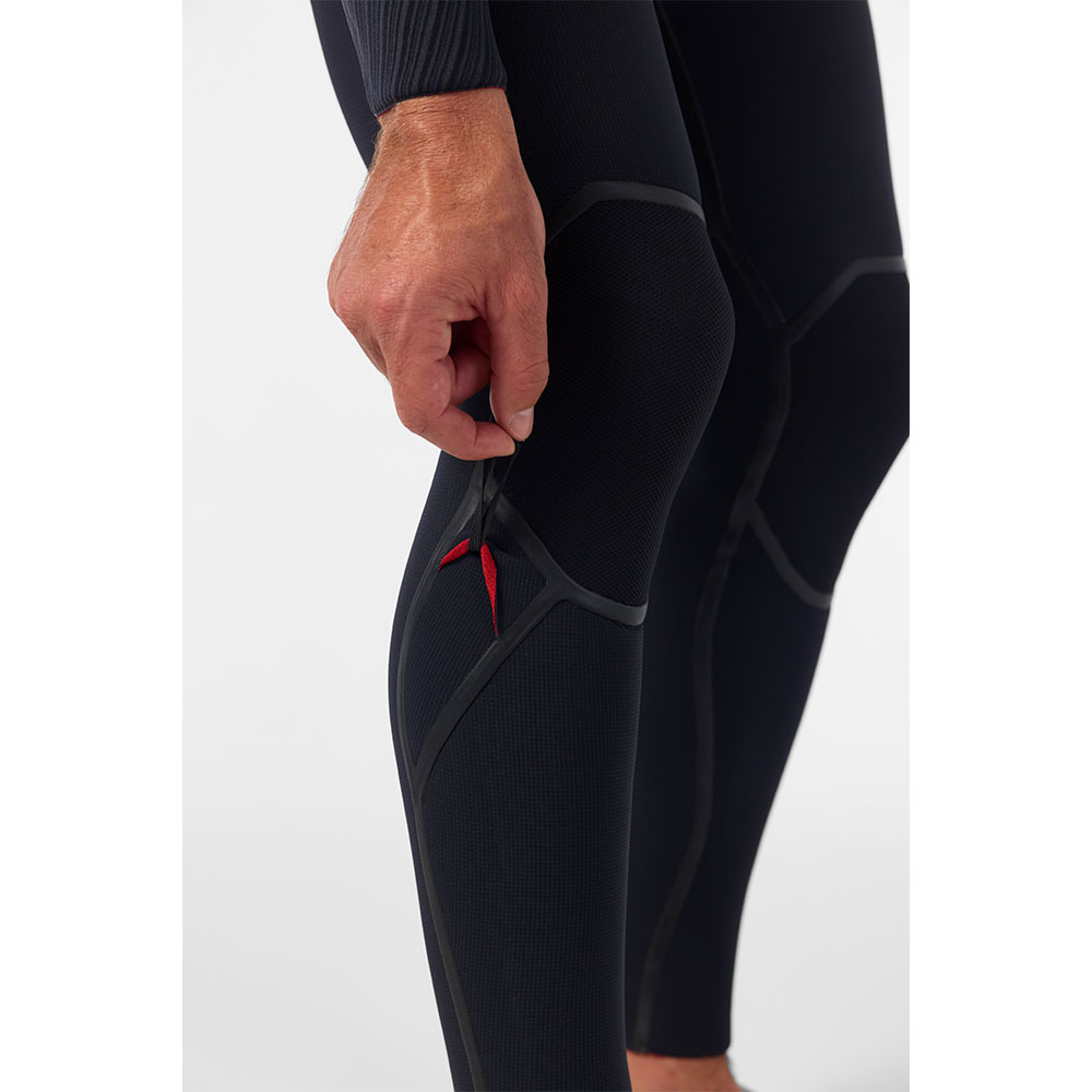 O'Neill Hyperfreak Fire 5/4mm+ Chest Zip Fullsuit - Black/Black