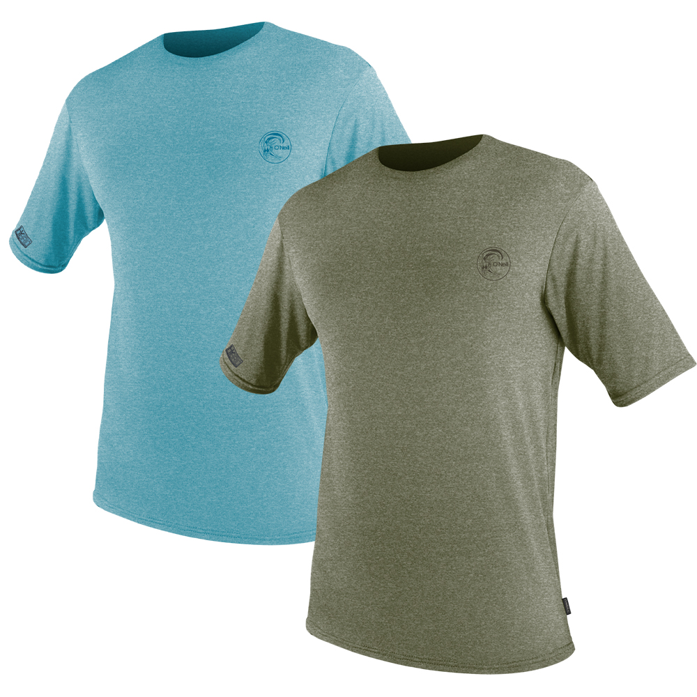 O'Neill Men's Trvlr Hybrid Short Sleeve Graphic Sun Shirt - Image