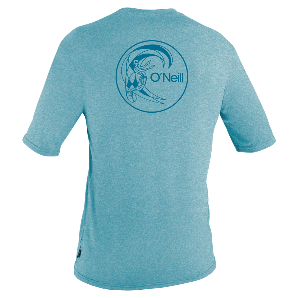 O'Neill Men's Trvlr Hybrid Short Sleeve Graphic Sun Shirt - Galaxy Blue