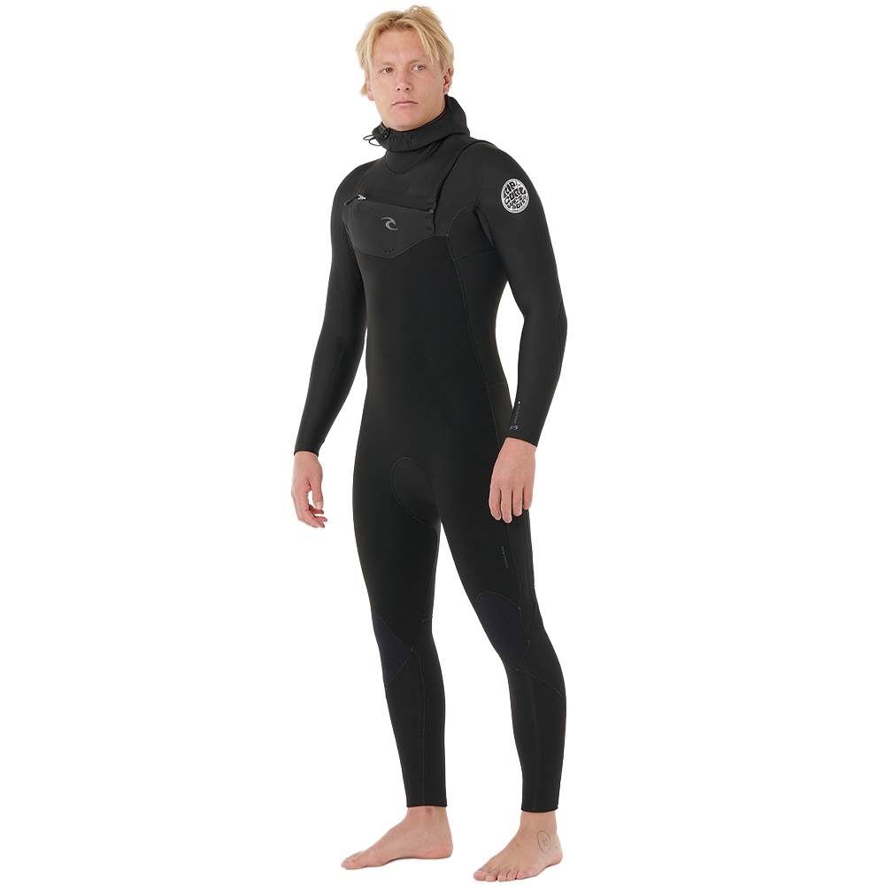 Rip Curl Dawn Patrol 5/4 Chest Zip Fullsuit Hooded Wetsuit - Image