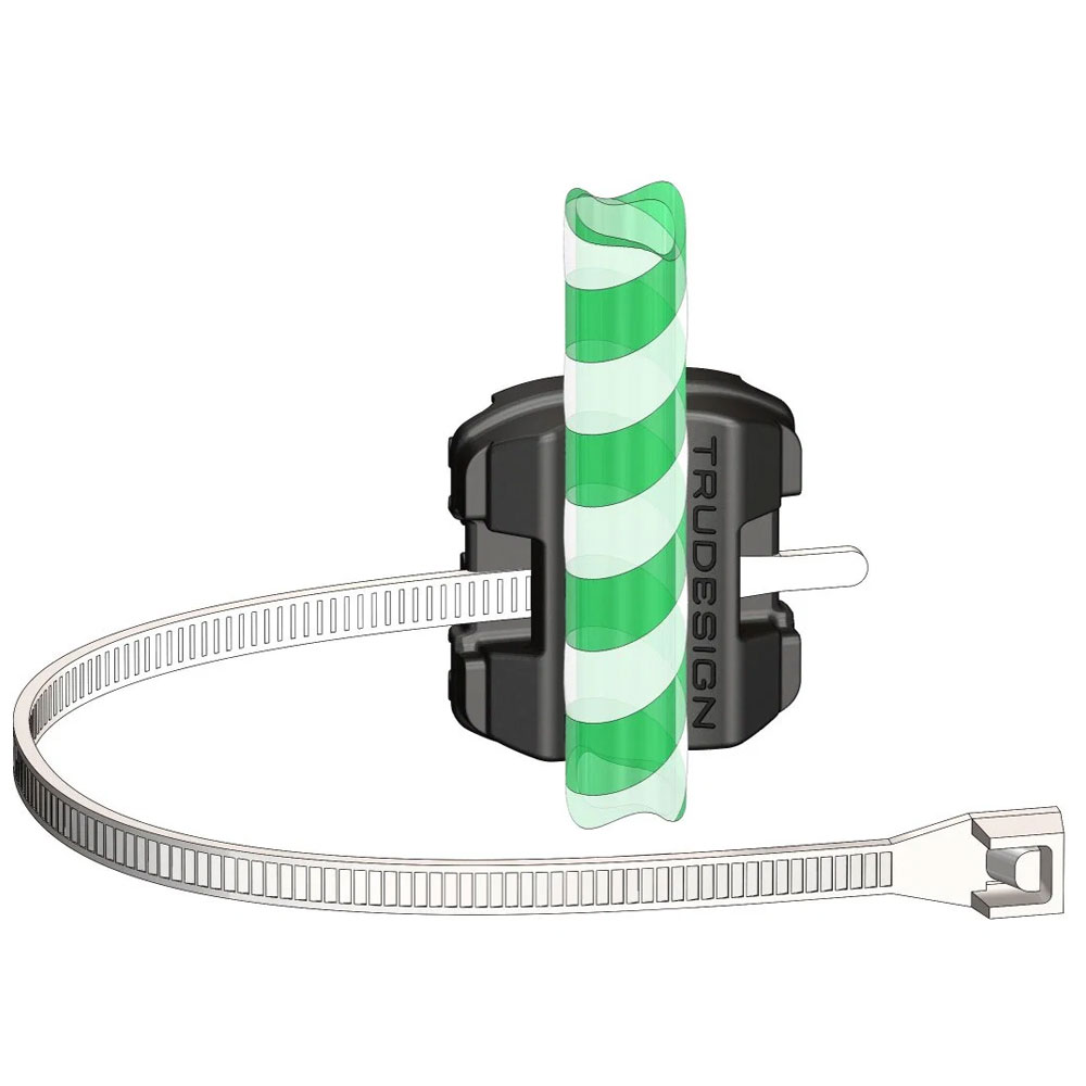 Trudesign Saddle Base & Cable Tie - 10 Pack - Image