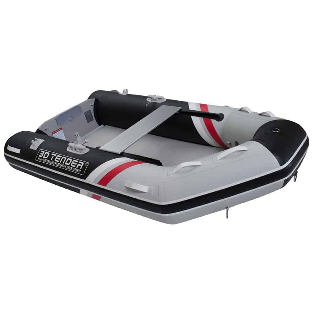3D Twin V-Shape Tender - 2.0M - Black / Grey - Ex Display - Image