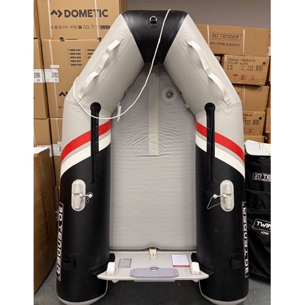 3D Twin V-Shape Tender - 2.0M - Black / Grey - Ex Display - Image