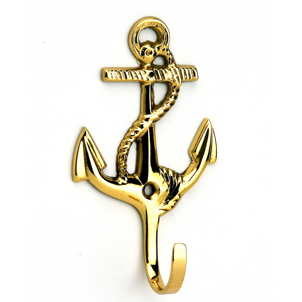 Brass Anchor-style Hook - Image