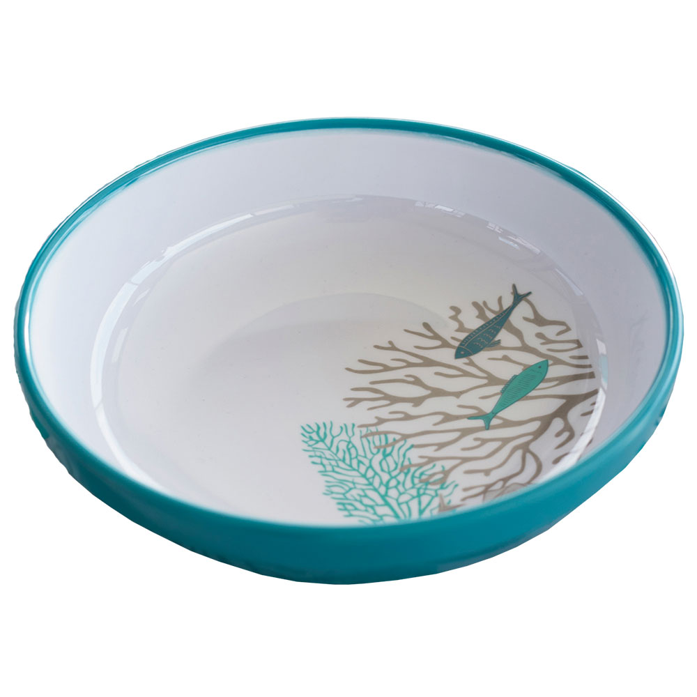 Coastal Melamine Non-Slip Deep Plate - Single - Image