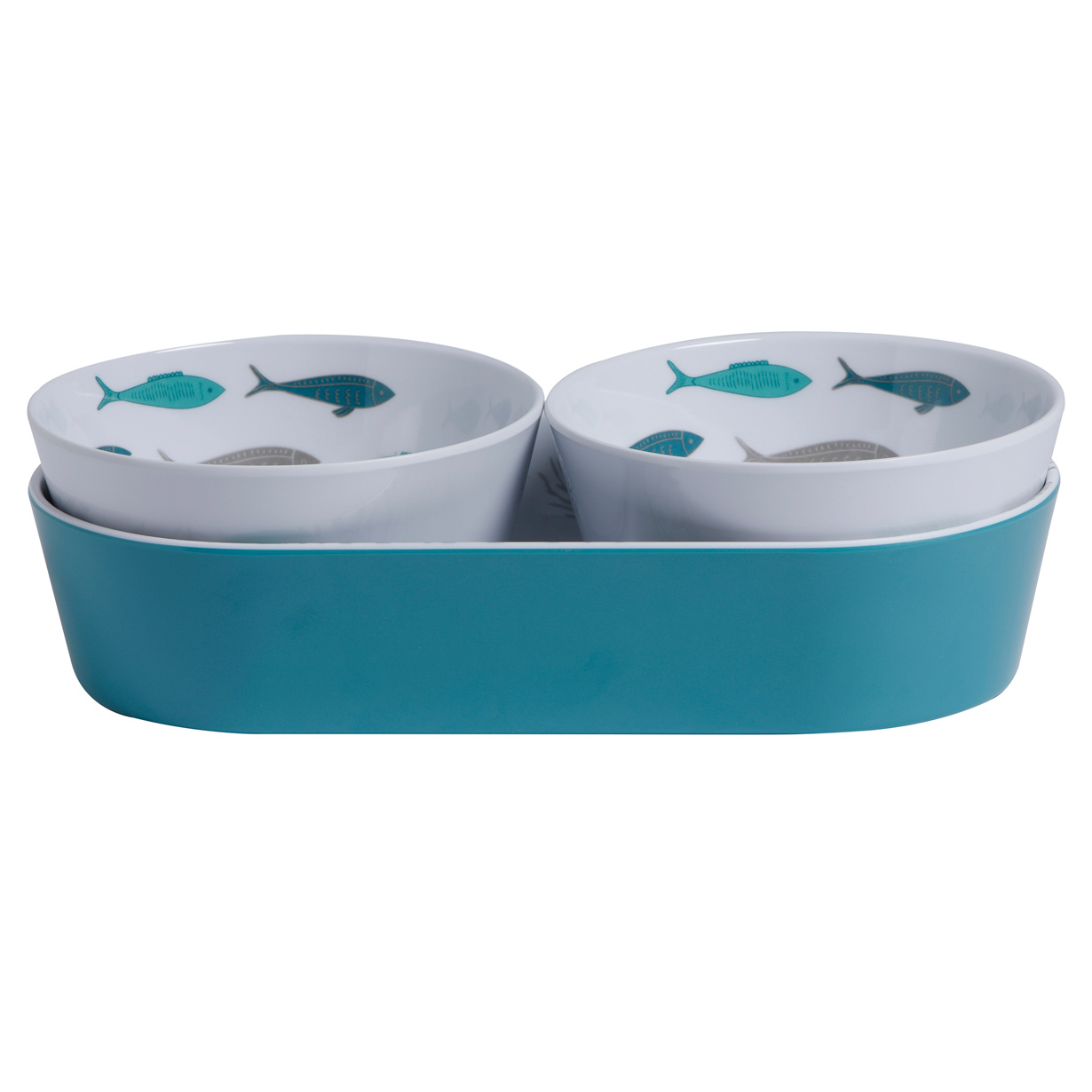Coastal Melamine Snack Set - Image