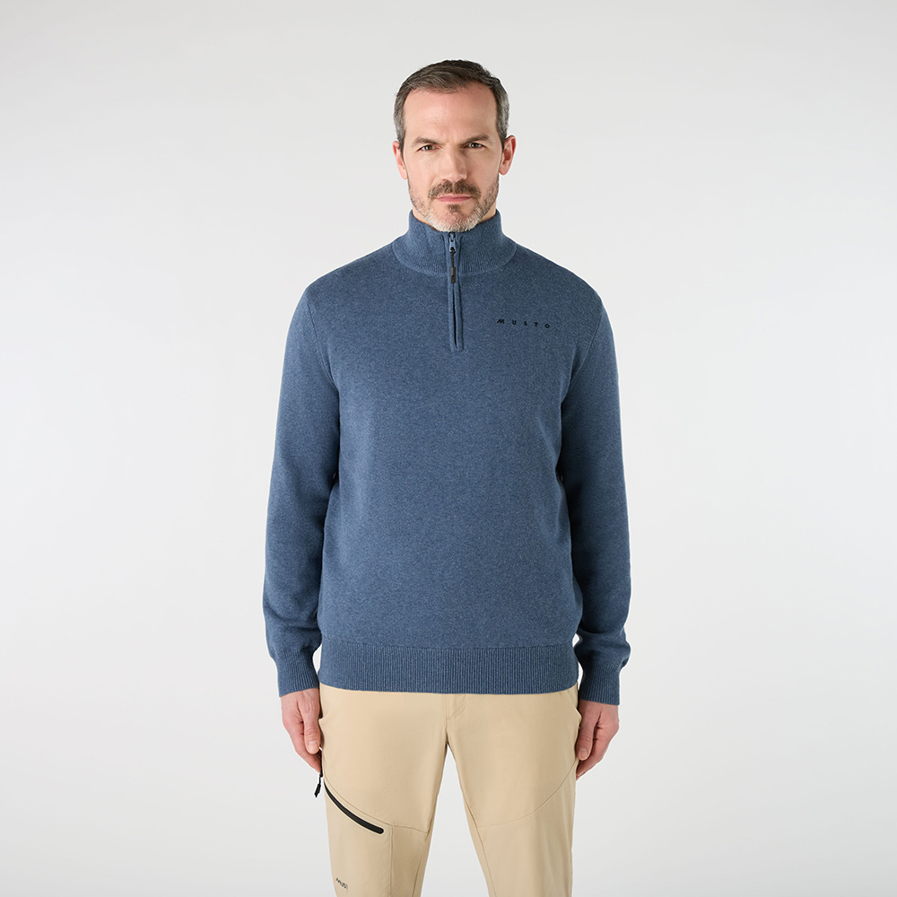 Musto Evo Windproof Knit Jumper - Shadow
