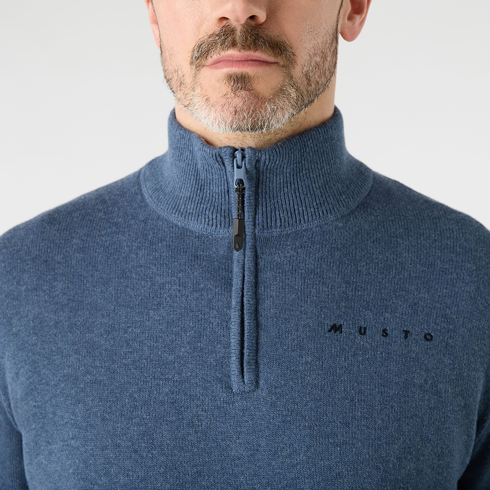 Musto Evo Windproof Knit Jumper - Shadow