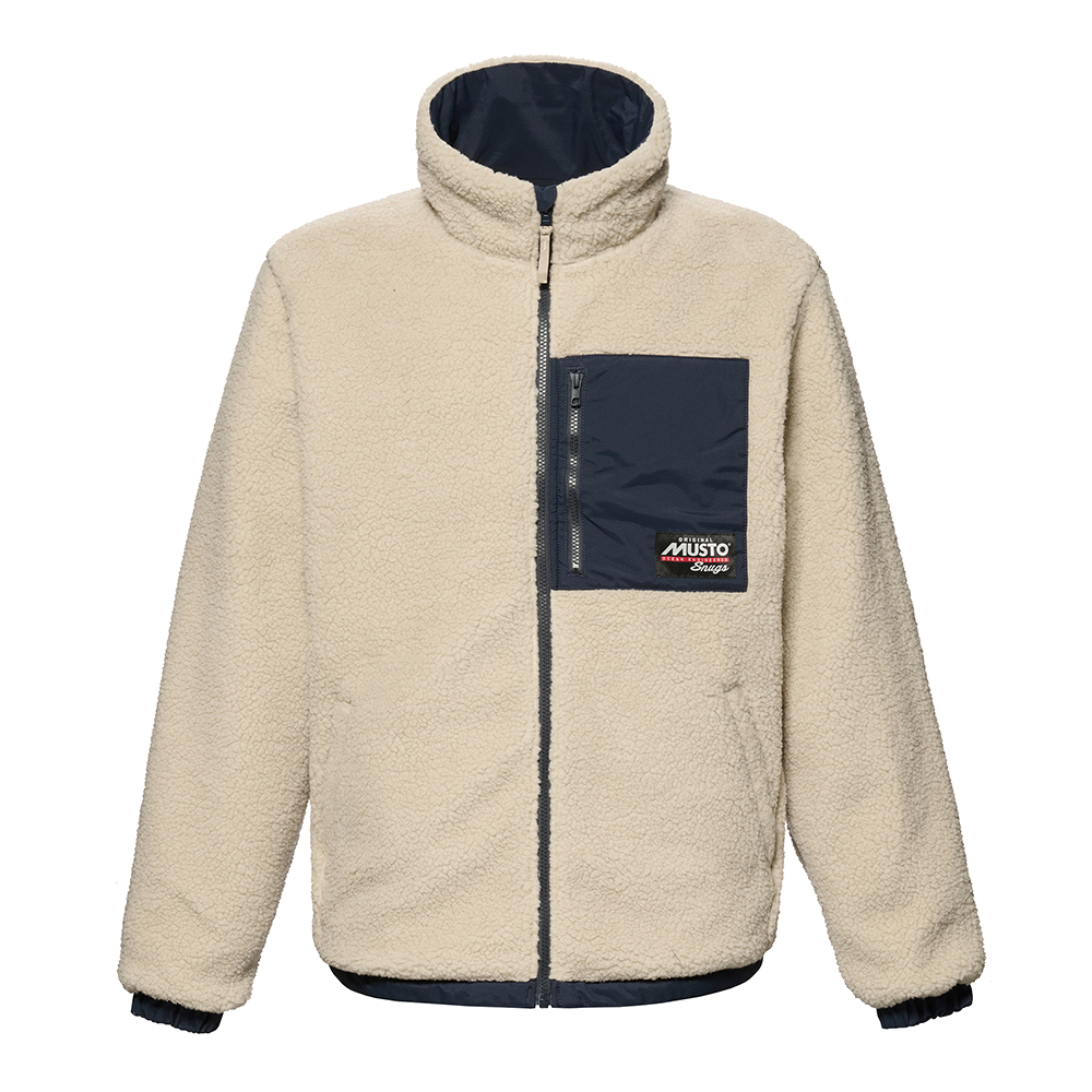 Musto Snug Reversible Pile Jacket - Navy
