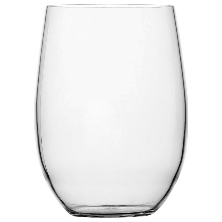 Non-Slip Beverage Glass (Plastic) Party Clear - Single - Image