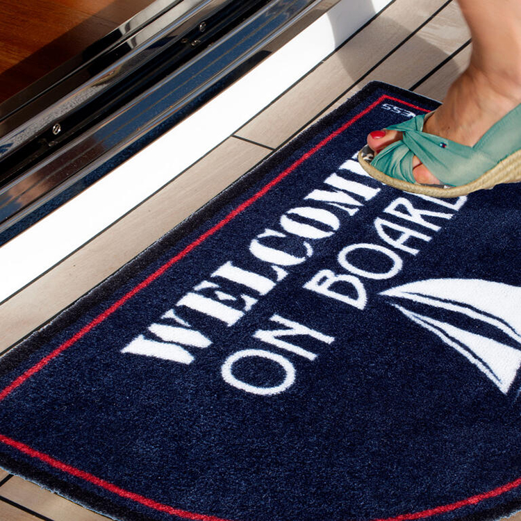 Non-Slip Regatta Welcome On Board Boat Mat 75 x 50 cm - Image
