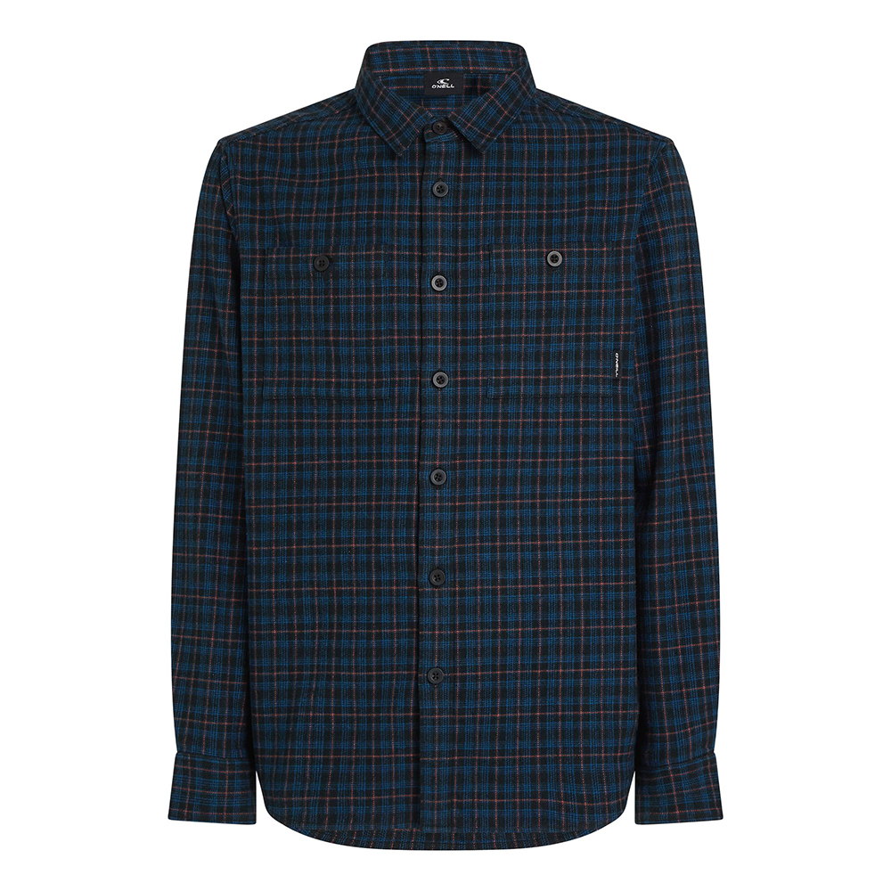 O'Neill Must-Have Flannel Shirt - Black Mini Check Plaid