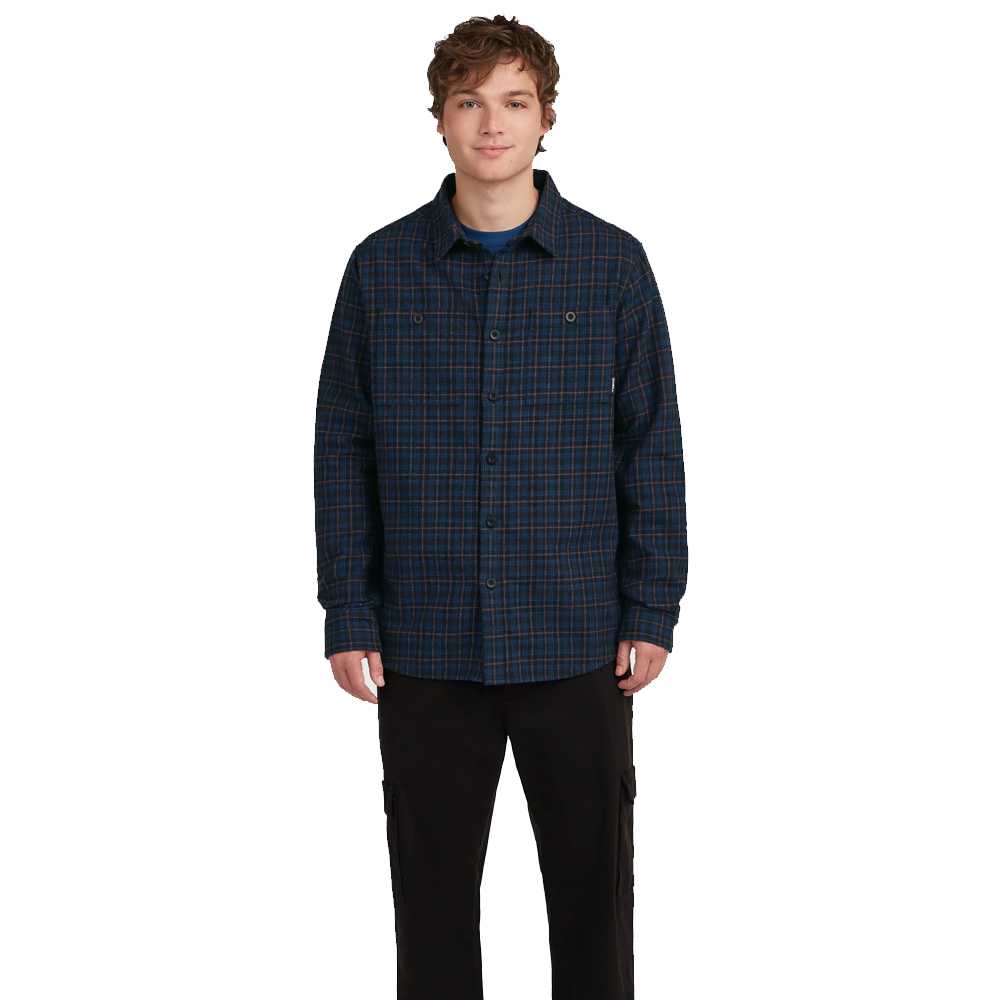 O'Neill Must-Have Flannel Shirt - Black Mini Check Plaid