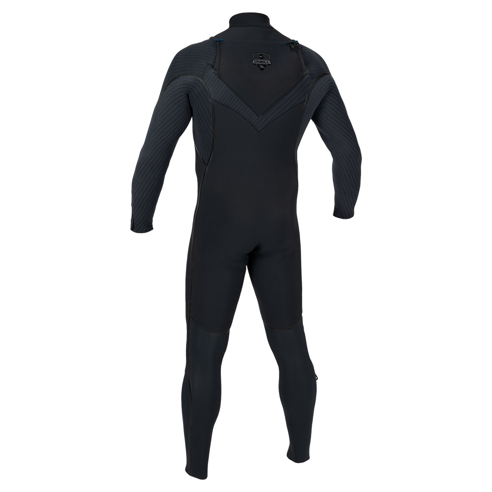 O'Neill Mutant 4/3+ Chest Zip Wetsuit - Black/Black