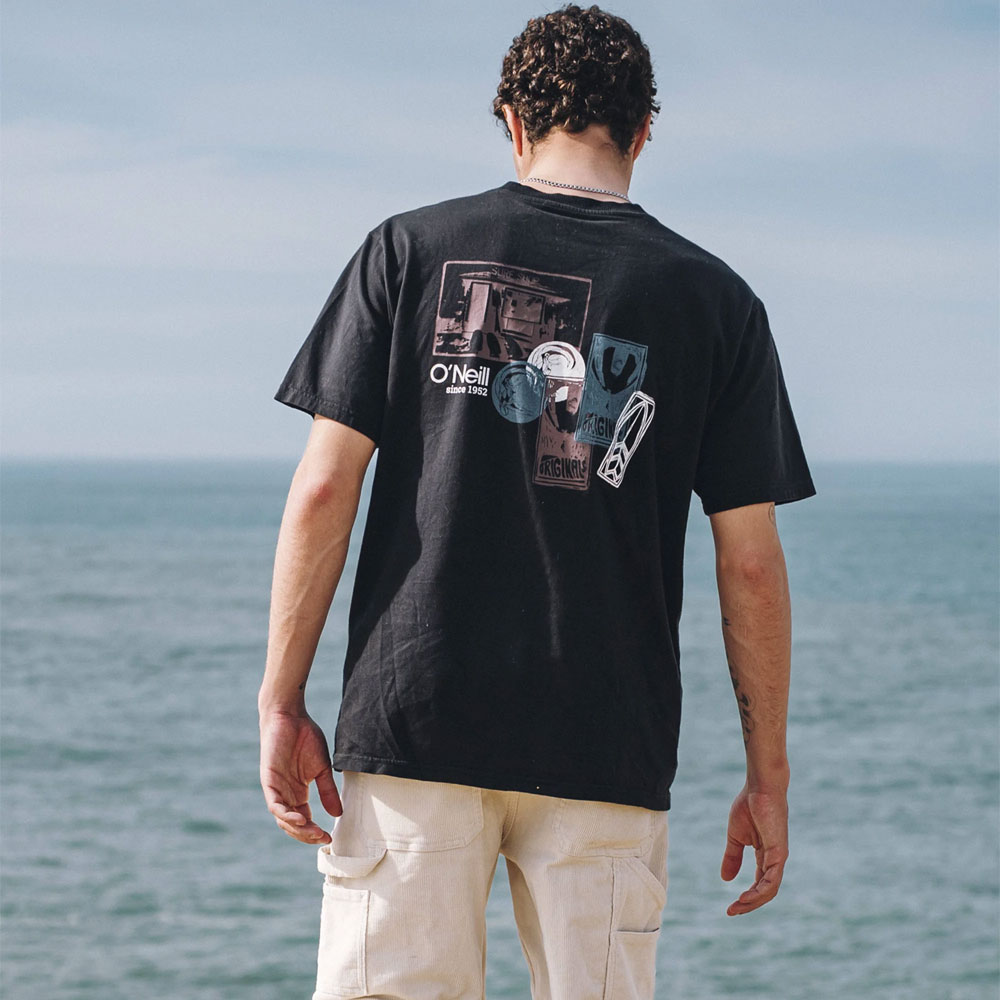 O'Neill O'riginals Back-Print T-Shirt - Black Out