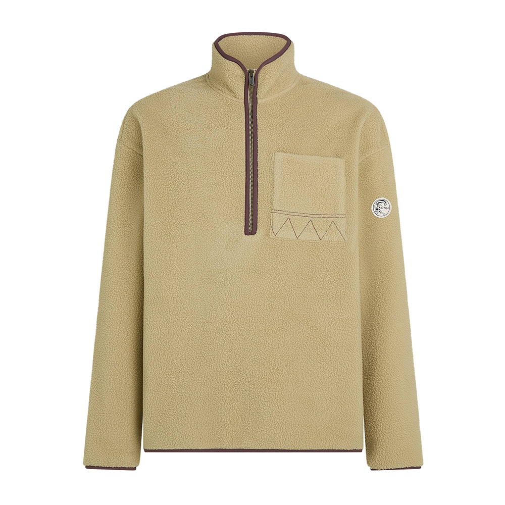O'Neill O'Riginals Half-Zip Fleece - Olive Blush