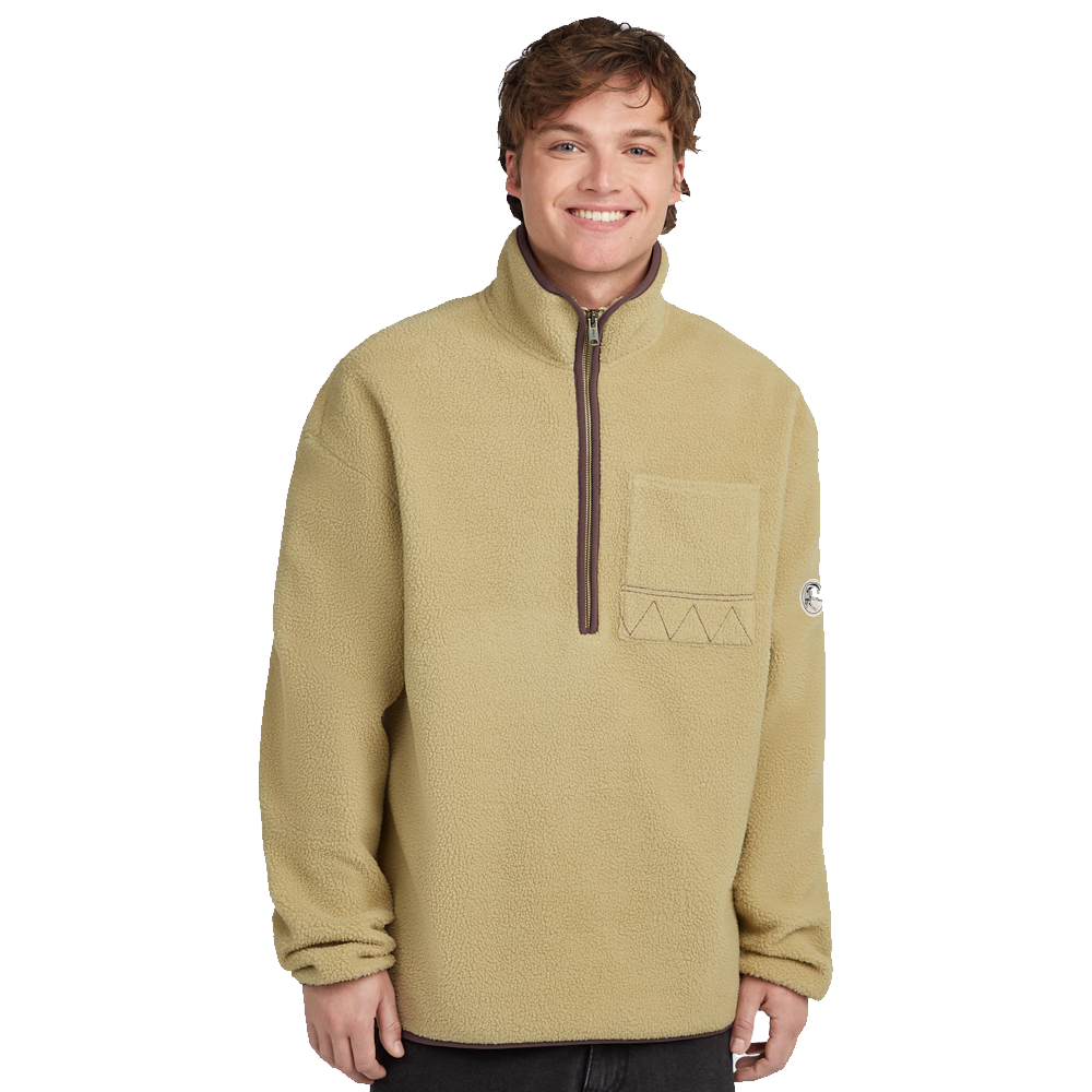 O'Neill O'Riginals Half-Zip Fleece - Olive Blush