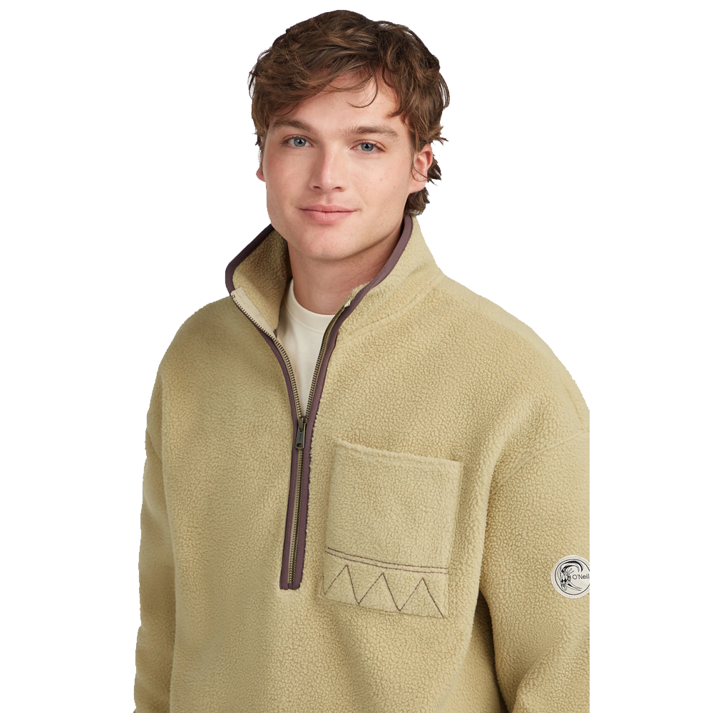 O'Neill O'Riginals Half-Zip Fleece - Olive Blush