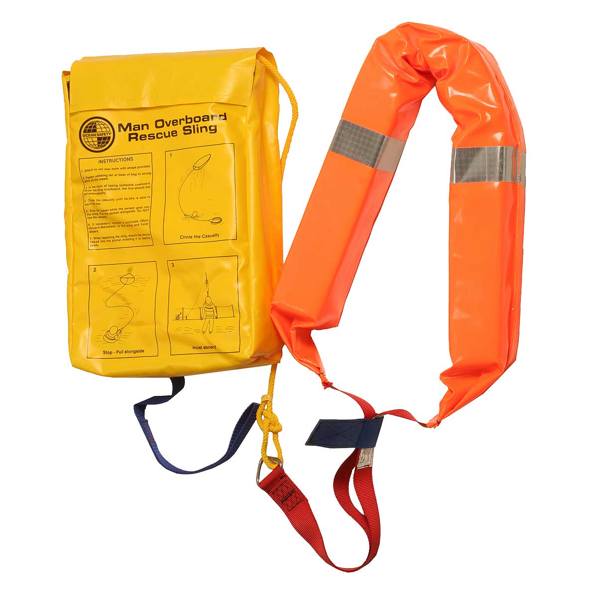 Ocean Safety Man Overboard Rescue Sling Yellow - Image