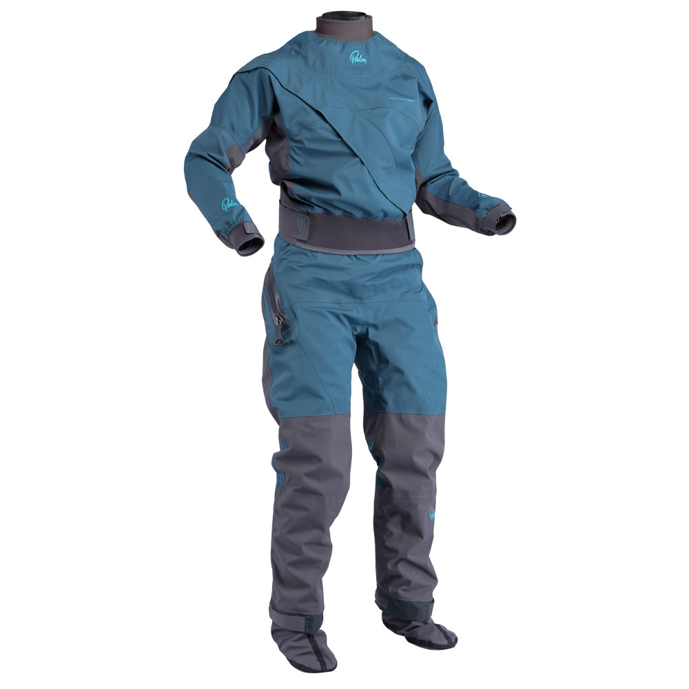 Palm Cascade Drysuit for Women - Pine + Jet Grey