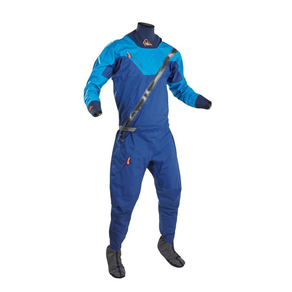 Palm Fuse Adventure Drysuit - Navy + Mid Blue