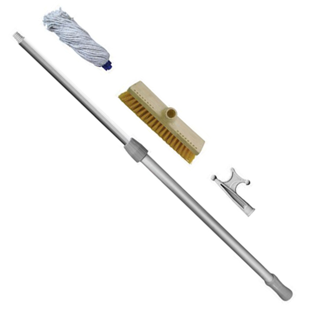 Waveline Telescopic Boat Hook With Washing Kit - Image